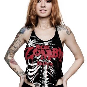 Killstar Rob Zombie Rocker Vest Top